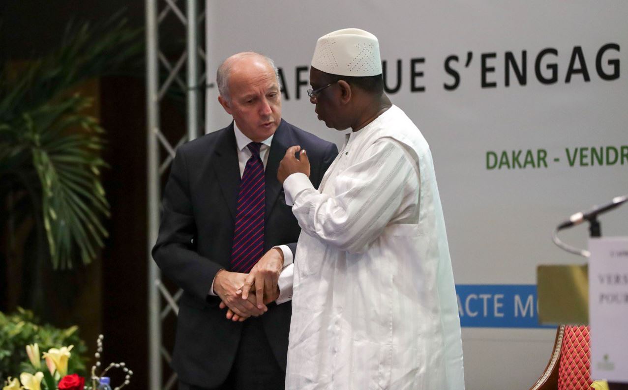 (04 photos) Macky Sall avec Laurent Fabius au colloque pour la Planète
