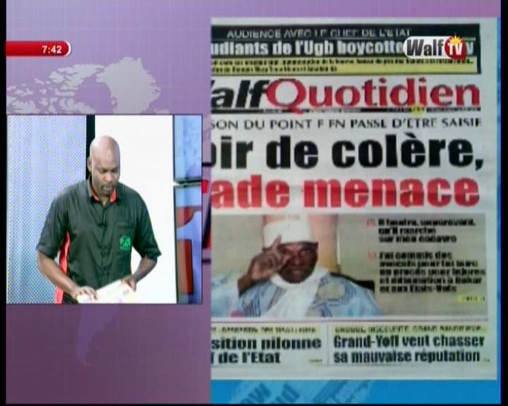 Revue de presse Walf TV du mardi 29 mai 2018 par Seydina Omar Bâ