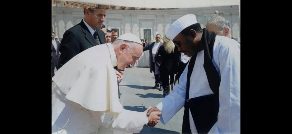 Photos: Serigne Mame Mor Mbacke reçu par le Pape François au Vatican