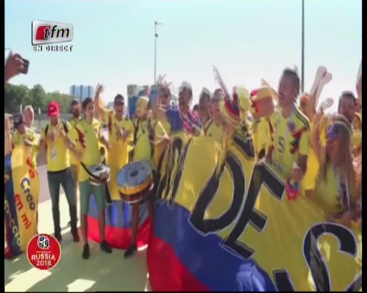 Vidéo – Samara: Les supporters Colombiens explosent la ville -Regardez!
