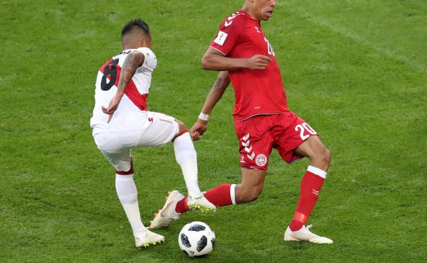 Vidéo - CDM: Danemark prend l'avantage contre le Perou