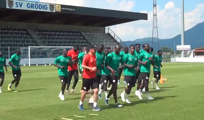 Vidéo: Séance d’entraînement des Lions du Sénégal à Salzbourg