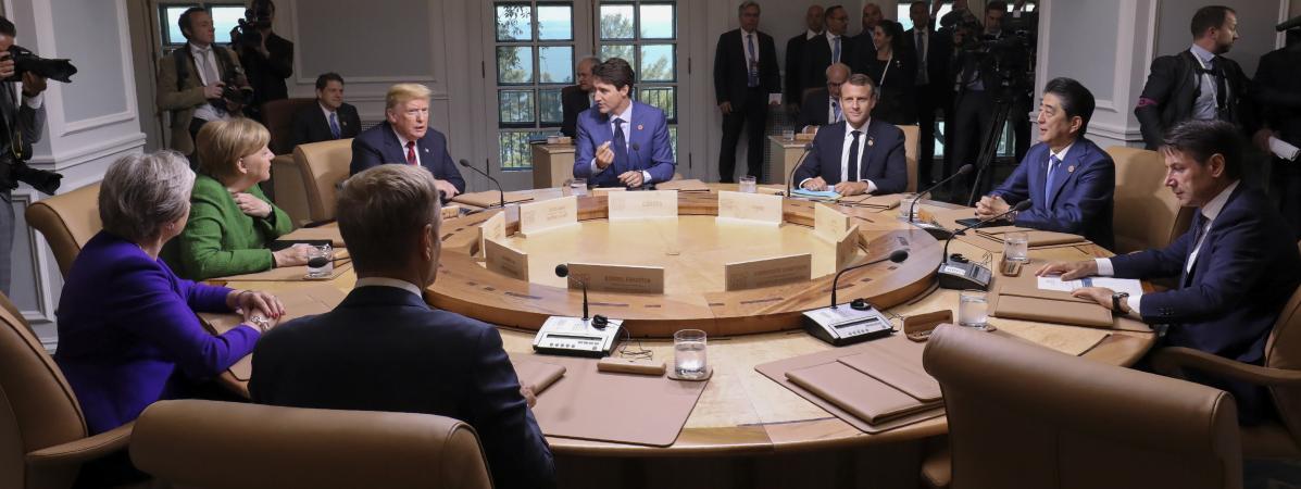 G7 : Un communiqué commun signé dans la divergence