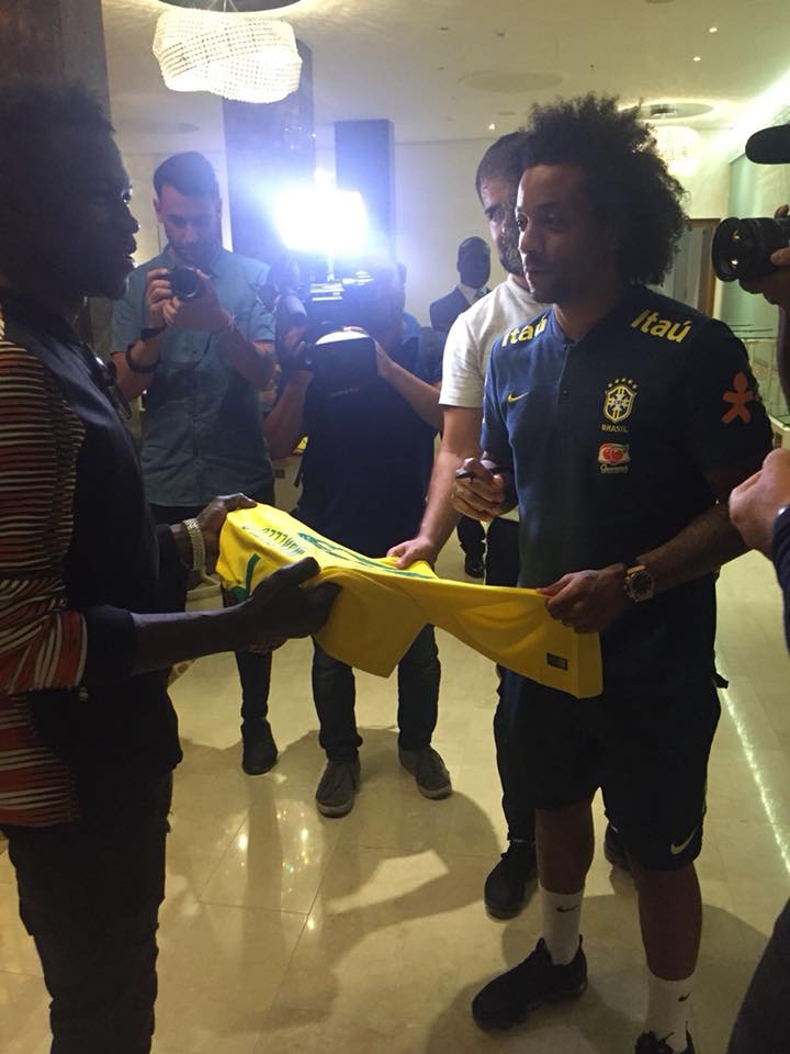 Mamoudou Gassama Discover the gift that Marcelo offered him