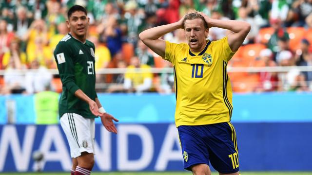 CdM : Mexique- Suède (0-0 mi-temps)