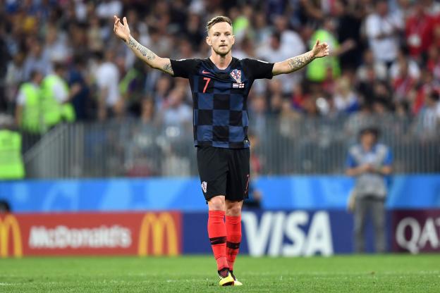 Le Croate Rakitic jouera son 71e match de la saison, dimanche contre la France