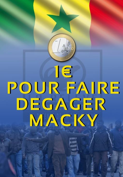 Présidentielle 2019 – La Diaspora lance la campagne « 1€ Pour faire dégager Macky Sall »