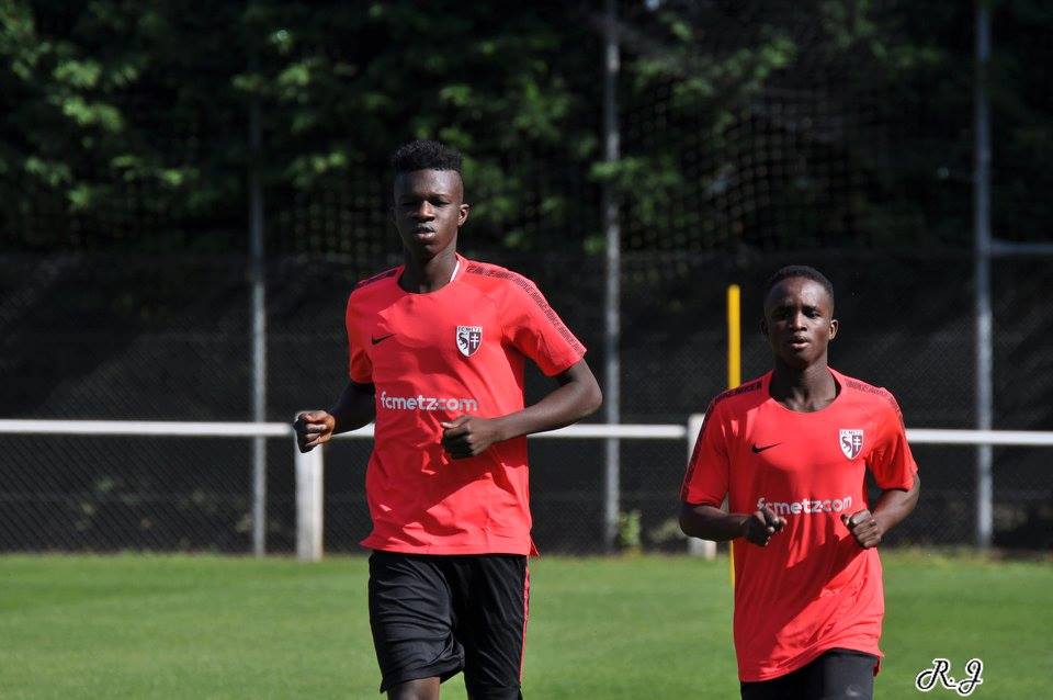 (02 Photos) Foot – Génération Foot: Amadou Dia Ndiaye et Cheikh Tidiane Sabaly ont rejoint le groupe de FC Metz