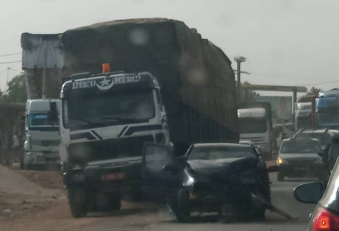 Image : Encore un accident sur la route de Mbour