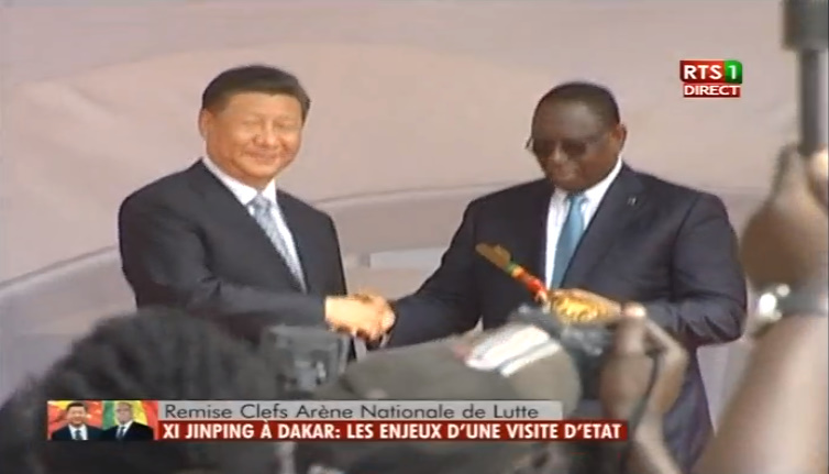 (Vidéo & Photos) Lutte: Xi Jinping remet les clés de l’arène nationale à Macky Sall, Regardez!