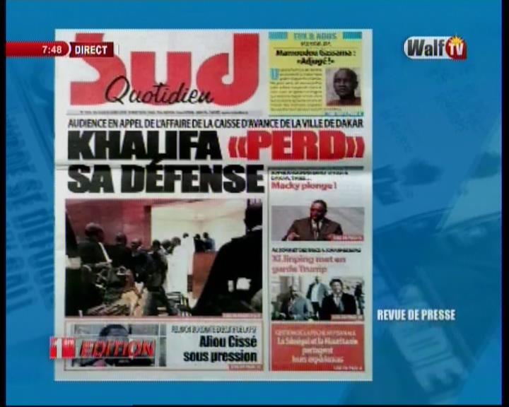 Revue de presse (Wolof) Walf TV du jeudi 26 juillet 2018 par Seydina Omar Bâ