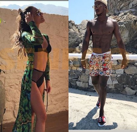 (06 photos) : Keita Baldé oublie sa frustration à la plage aux côtés de Simona