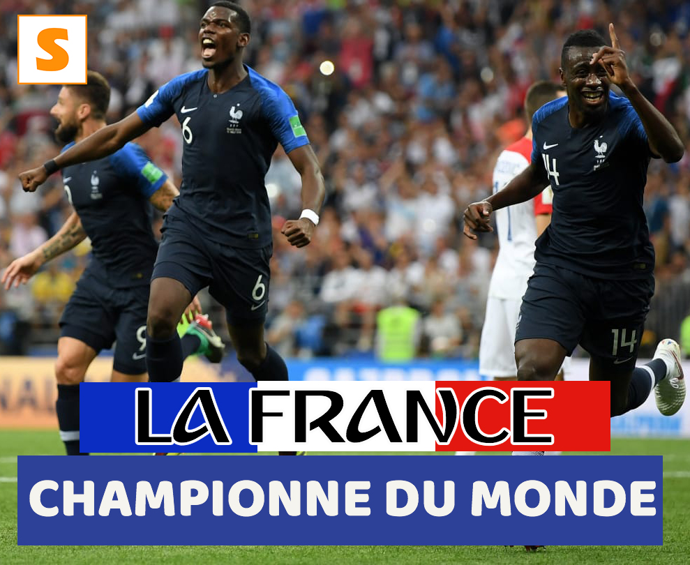 Foot La France est championne du monde 2018!