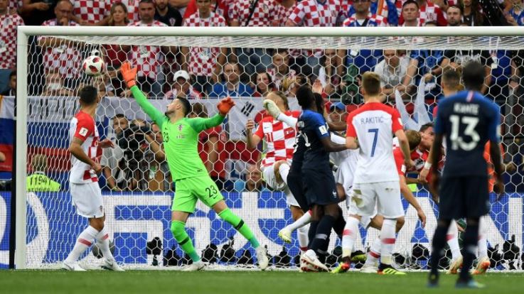 (Vidéos) Mondial 2018: La France mène 2-1 à la pause face à la Croatie