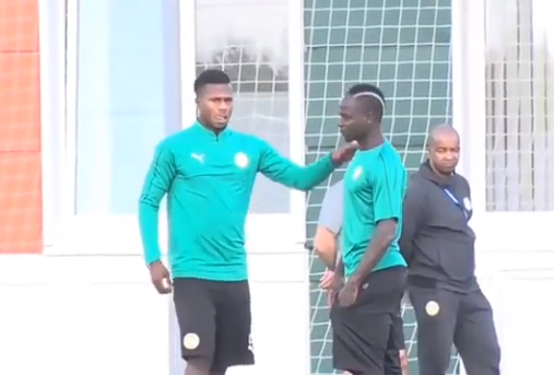 Vidéo – Drôle d’échange entre Diao Baldé et Sadio Mané. Regardez !