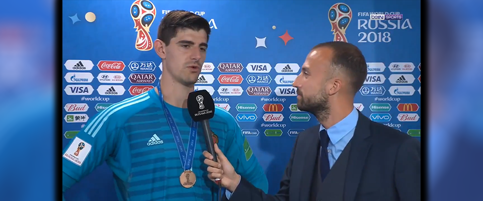 Vidéo- CdM 2018: Thibaut Courtois s’excuse après ses critiques sur le jeu des Bleus