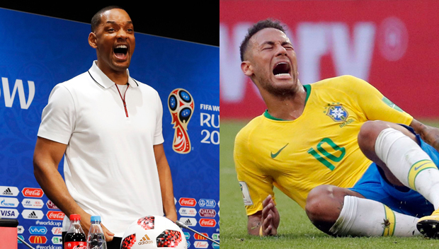 CDM2018 : Will Smith vole au secours de Neymar…