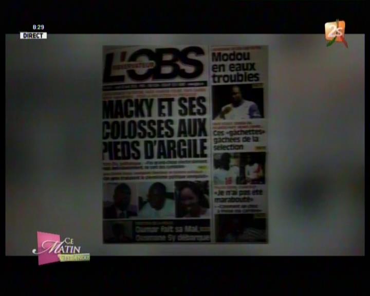 Revue de presse (Wolof) 2STV du jeudi 02 Août 2018 par Seynabou Ndiaye