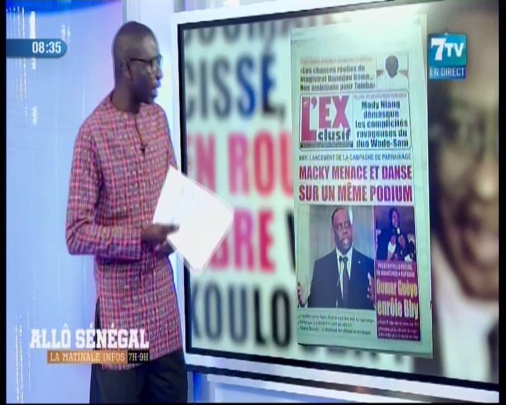 Revue de presse (Wolof) 7TV du jeudi 30 août 2018 par Mouhamadou Bitèye