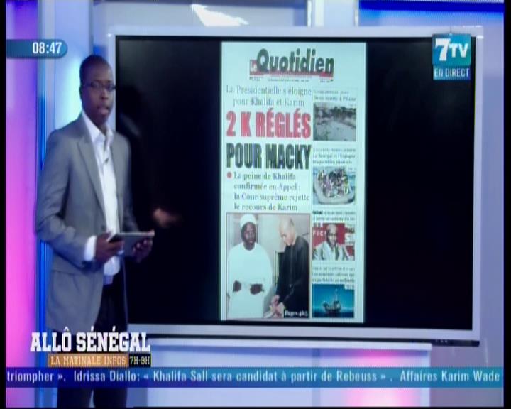 Revue de presse (Wolof) 7TV du vendredi 31 août 2018 apr Ababacar Tounkara