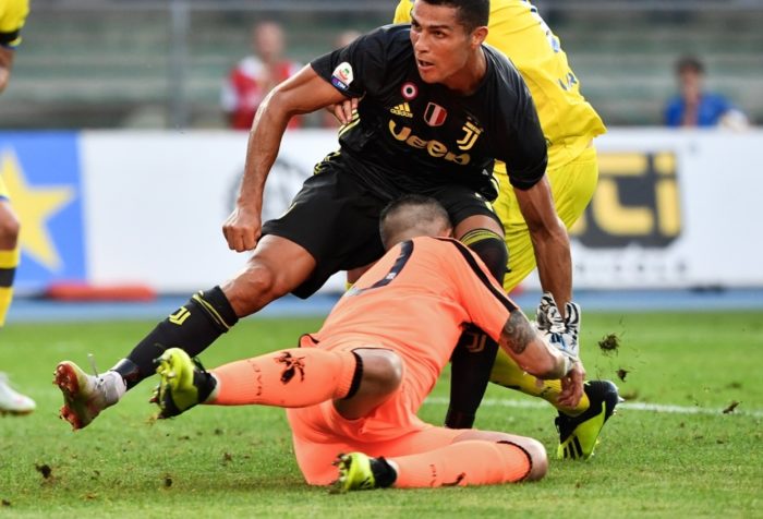 Juventus : Cristiano Ronaldo s’excuse auprès du gardien du Chievo