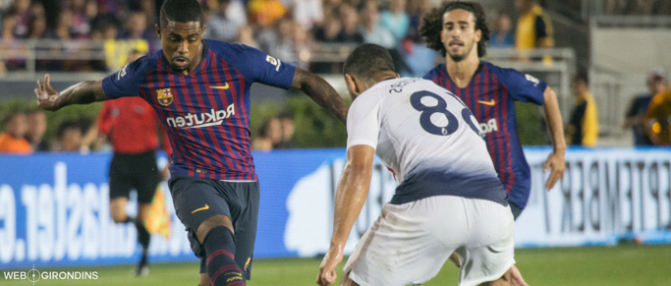 Trophée Gamper : le premier but de Malcom au Camp Nou