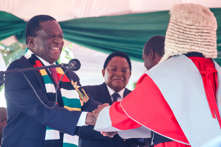 Zimbabwe : Le président Emmerson Mnangagwa réélu pour un second mandat