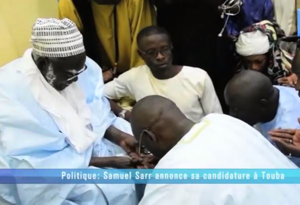 Vidéo-Touba: Samuel Sarr justifie sa candidature chez le Khalife général des mourides