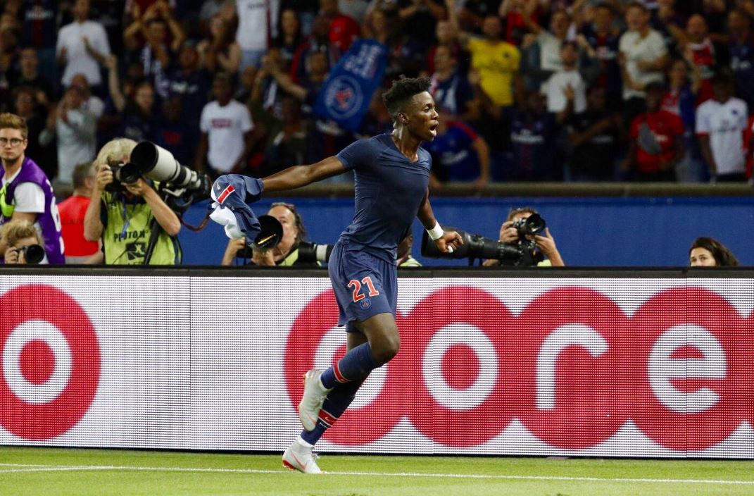 Vidéo – PSG: A 18 ans Timothy Weah marque son premier but en Ligue 1