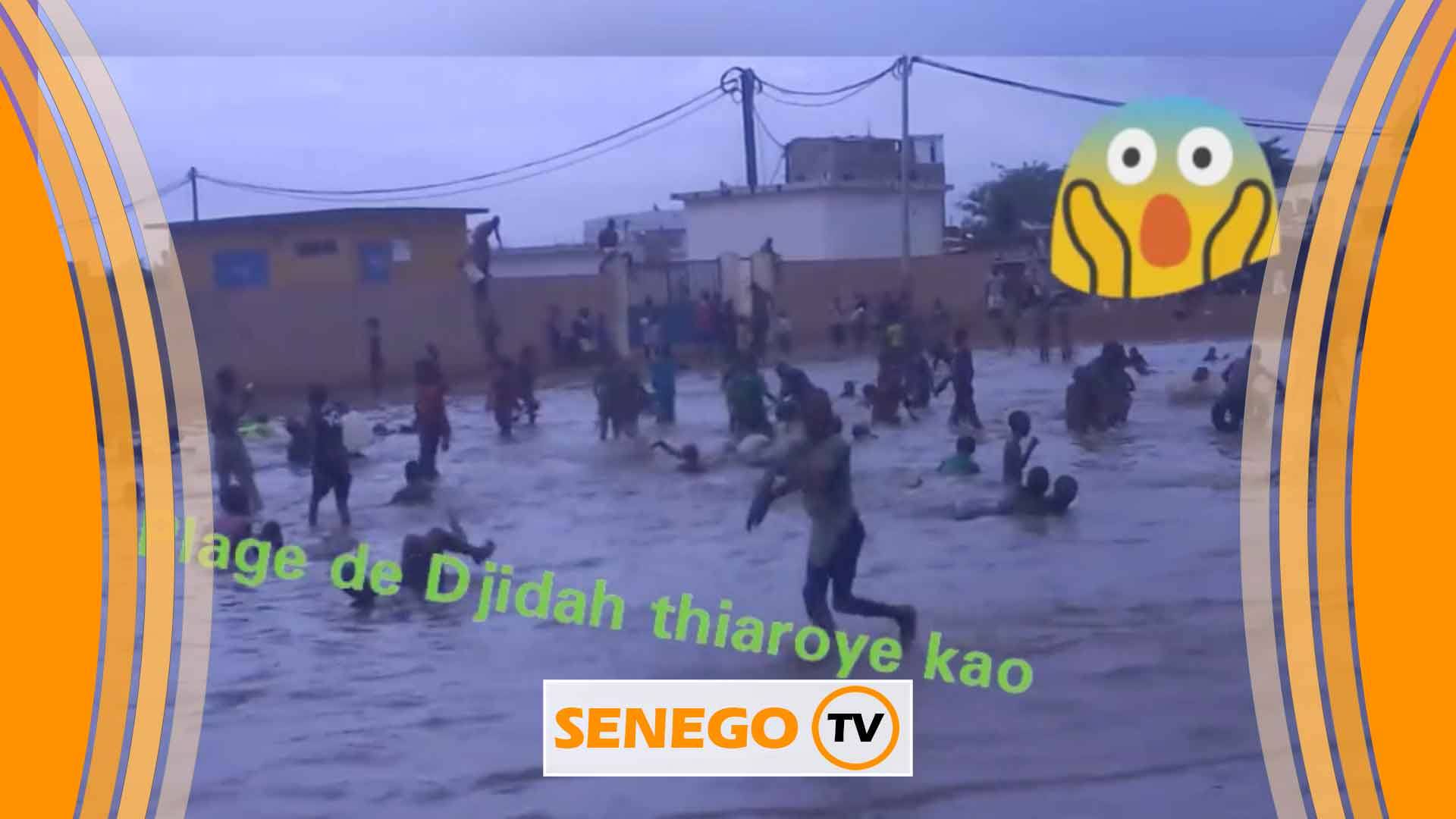 Vidéo : Quand l’inondation rend service aux enfants de Djidah Thiaroye Kaw
