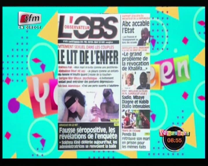 Revue de presse (Wolof) Tfm  du lundi 03 septembre 2018 par Mame Birame Diouf