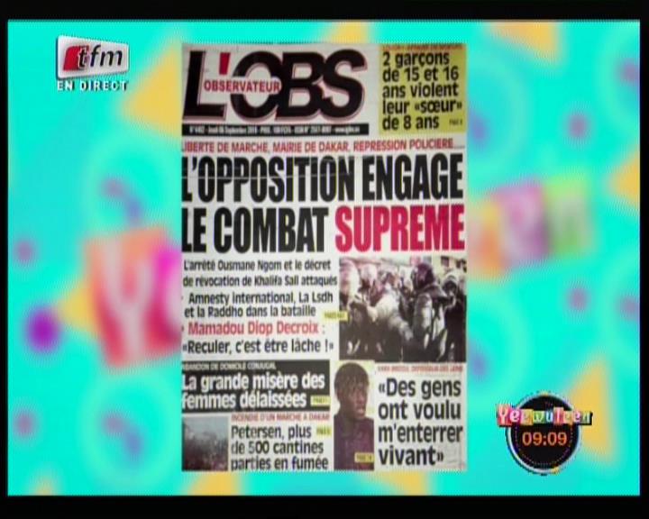 Revue de presse (Wolof) Tfm du jeudi 06 septembre 2018 par Mame Birame Diouf