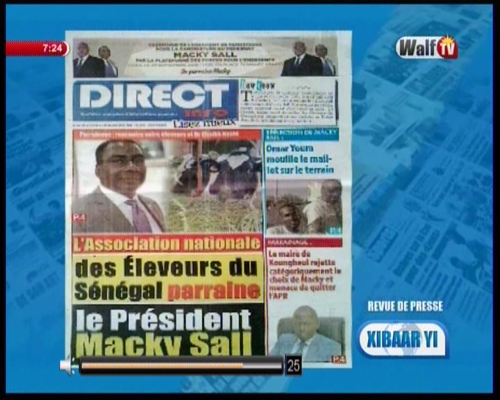Revue de presse (Wolof) Walf TV du vendredi 21 septembre 2018 par Abdoulaye Bob