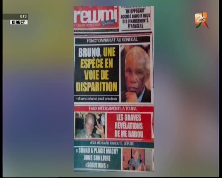 Revue de presse (Wolof) 2STV du Lundi 24 septembre 2018 par Seynabou Ndiaye