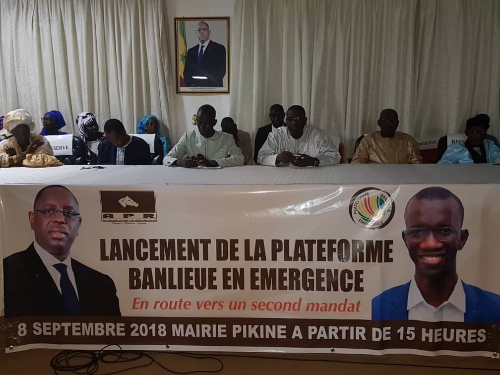 Photos: La plateforme banlieue en émergence promet 10.000 parrains à Macky Sall…