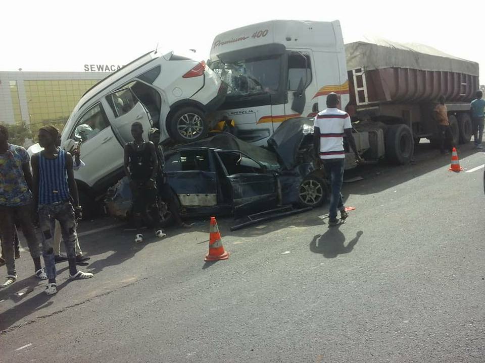 Les images de l’accident sur l’autoroute