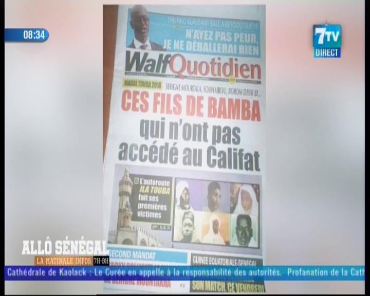 Revue de presse (Wolof) 7TV du vendredi 26 octobre 2018 par Ababacar Tounkara
