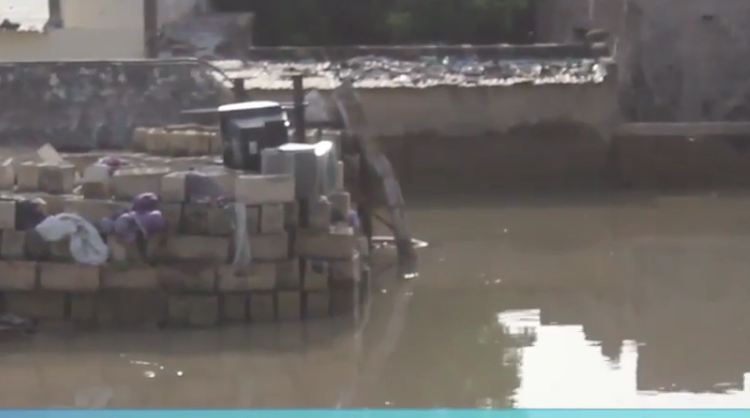 Vidéo – Touba: des quartiers engloutis par les eaux de pluie