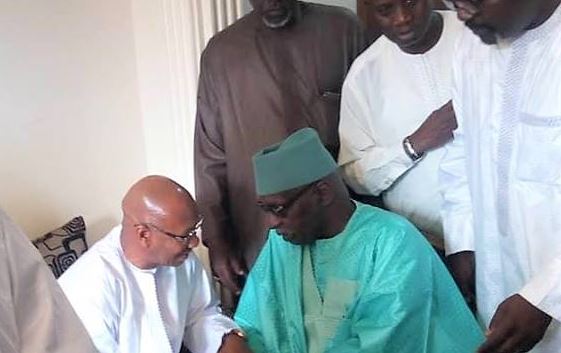 (Photos) Gamou: Adjibou Soumaré reçu par le Khalife général des Tidianes