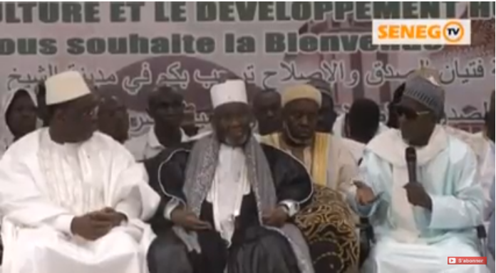 Direct Senego: Cheikh Mahy Niass souhaite la bienvenue à Macky Sall