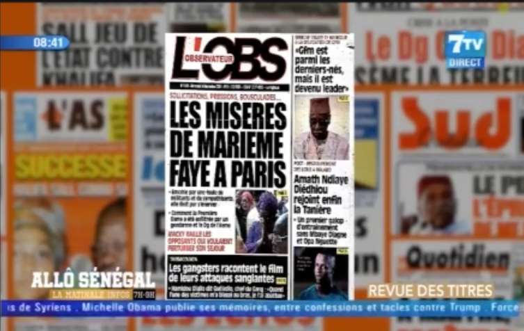 Revue de presse (Wolof) 7TV du mercredi 14 novembre 2018 par Mouhamadou Bitèye