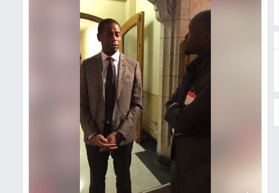 Vidéo – Ousmane Sonko au Parlement du Canada à Ottawa