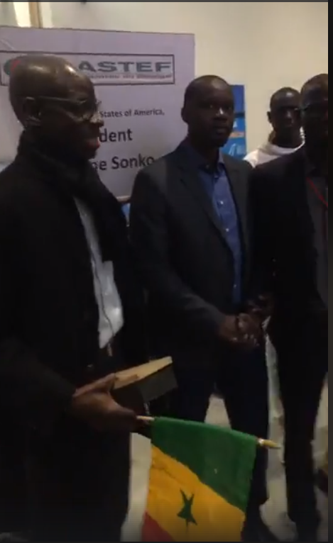 Video: L’arrivée de Ousmane Sonko à New York