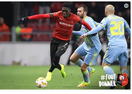Europa League – Regardez ce missile d&rsquo;Ismaila Sarr qui qualifie Rennes !