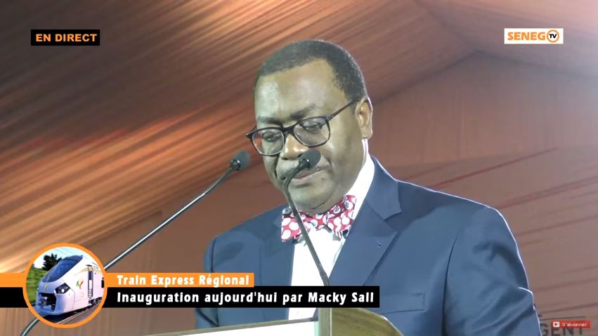 Senego TV – Inauguration du Ter: Le discours du président de la BAD