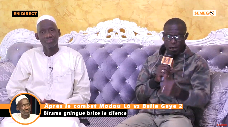 Direct-Senego-TV: Birame Gningue, manager de Modou Lô brise le silence… Regardez