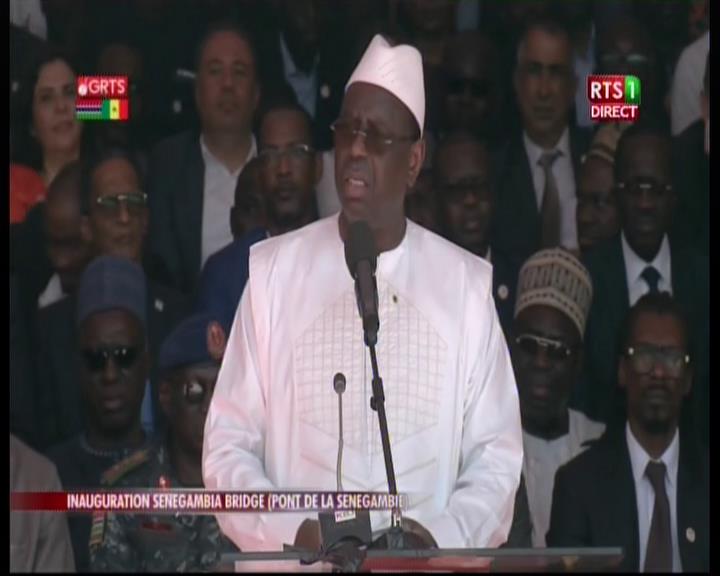 Vidéo – Inauguration du Pont de Farafégny: Macky Sall  appelle à l’union des pays africains