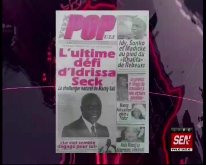 Revue de presse (Wolof) SEN TV du mardi 29 janvier 2019 par Ahmed Aidara