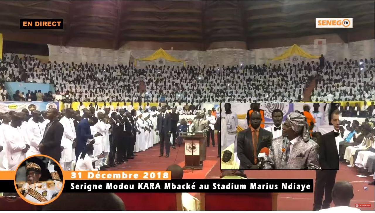 Senego TV : Revivez le 31 décembre 2018 avec Serigne Modou Kara Mbacké…