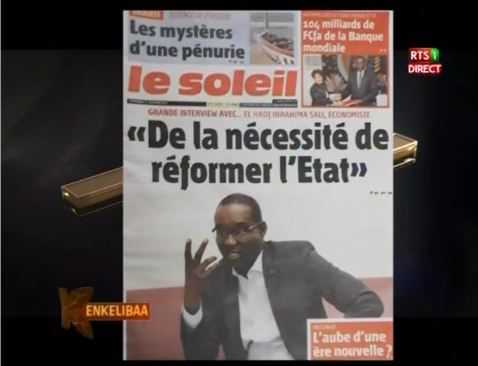 Revue de presse (Français) Rts1 du vendredi 11 janvier 2019